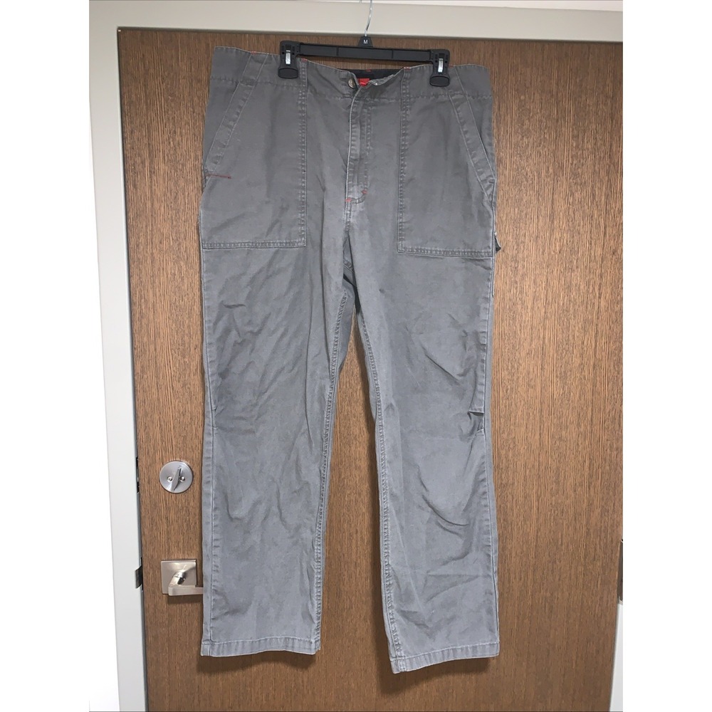 Vintage Y2K Independent Truck Company Men's Cargo Utility Pants Grey Pants Sz 38